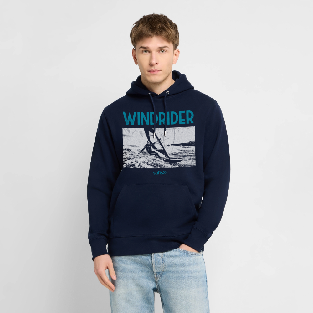 -Windrider- Unisex Bio-Hoodie CRUISER - Navy