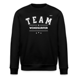 Unisex Bio-Sweatshirt ROLLER -Team Windsurfer- - Schwarz