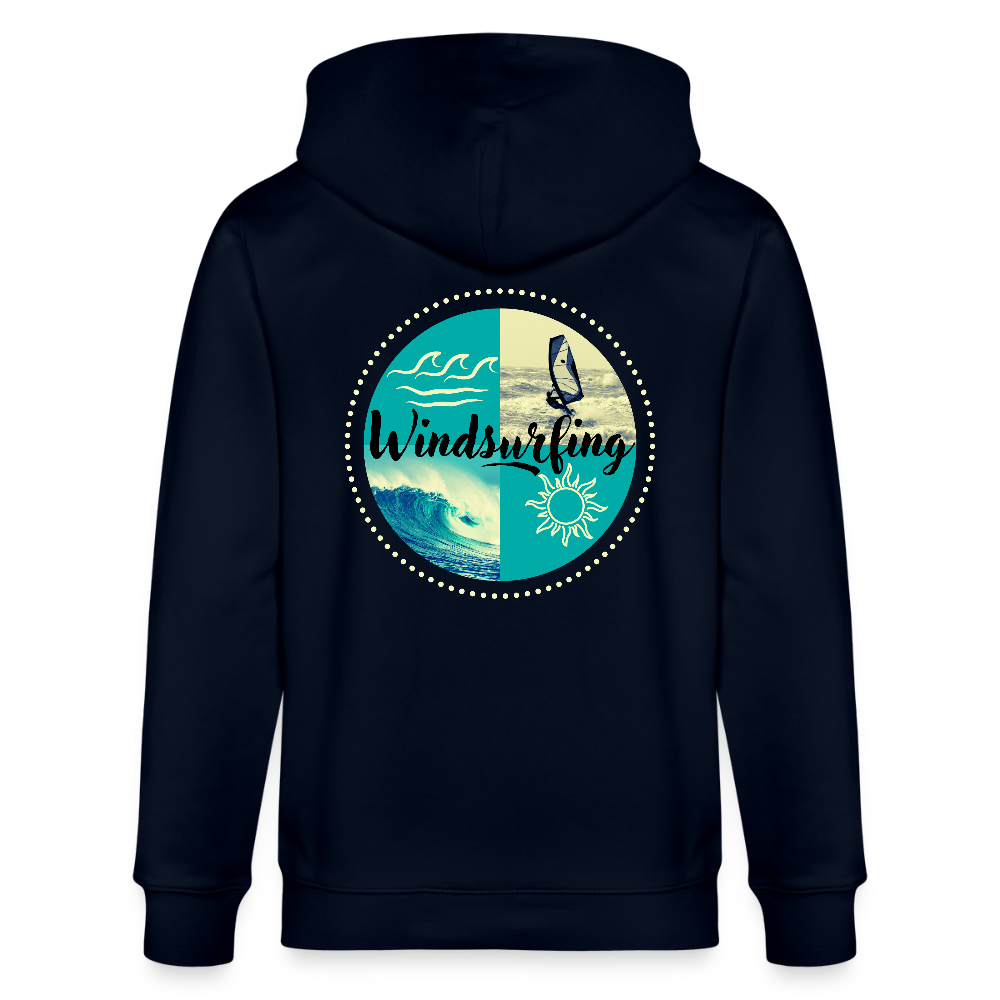 Unisex Bio-Kapuzenjacke CULTIVATOR -ocean- - Navy