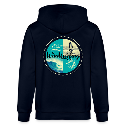 Unisex Bio-Kapuzenjacke CULTIVATOR -ocean- - Navy