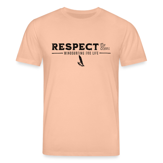 Unisex Bio-T-Shirt CREATOR -respect- - Pfirsich