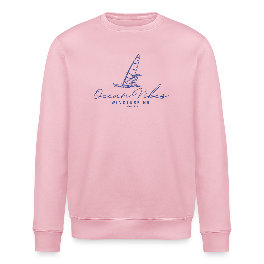 Unisex Bio-Sweatshirt -ocean vibes windsurfing- - Hellrosa