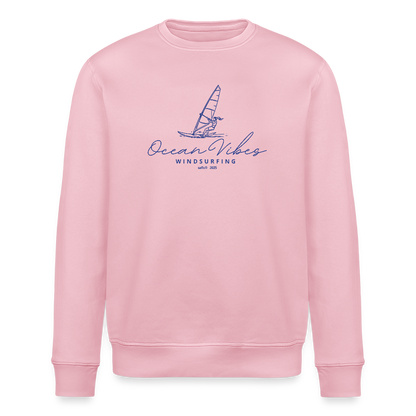 Unisex Bio-Sweatshirt -ocean vibes windsurfing- - Hellrosa