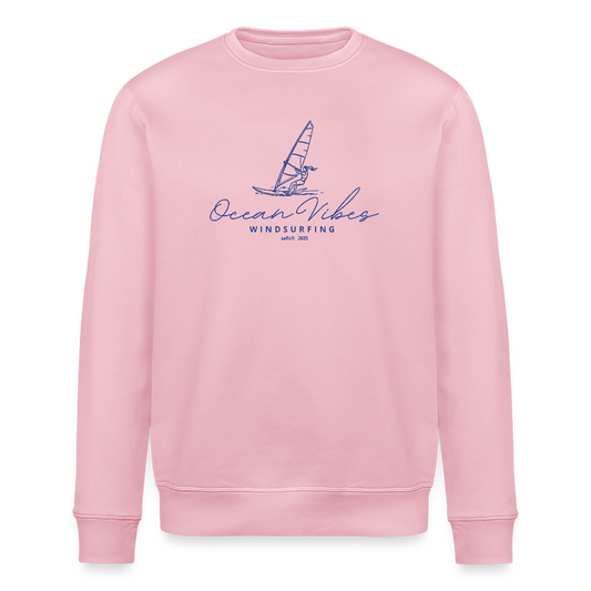 Unisex Bio-Sweatshirt -ocean vibes windsurfing- - Hellrosa