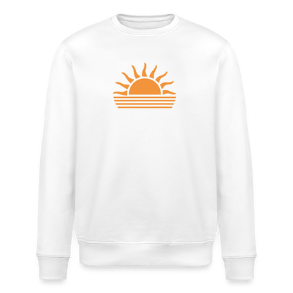 Unisex Bio-Sweatshirt -sunset- - Weiß