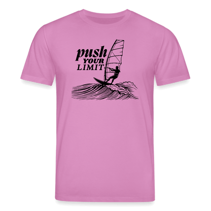 Unisex Bio-T-Shirt -push- - Pink Unisex Bio-T-Shirt push für Windsurfer.  Nachhaltiges T-Shirt push – Windsurf Geschenk.  
