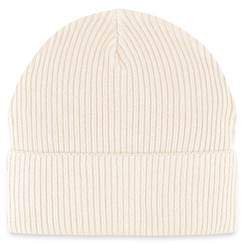 Unisex Bio BEANIE - Naturweiß