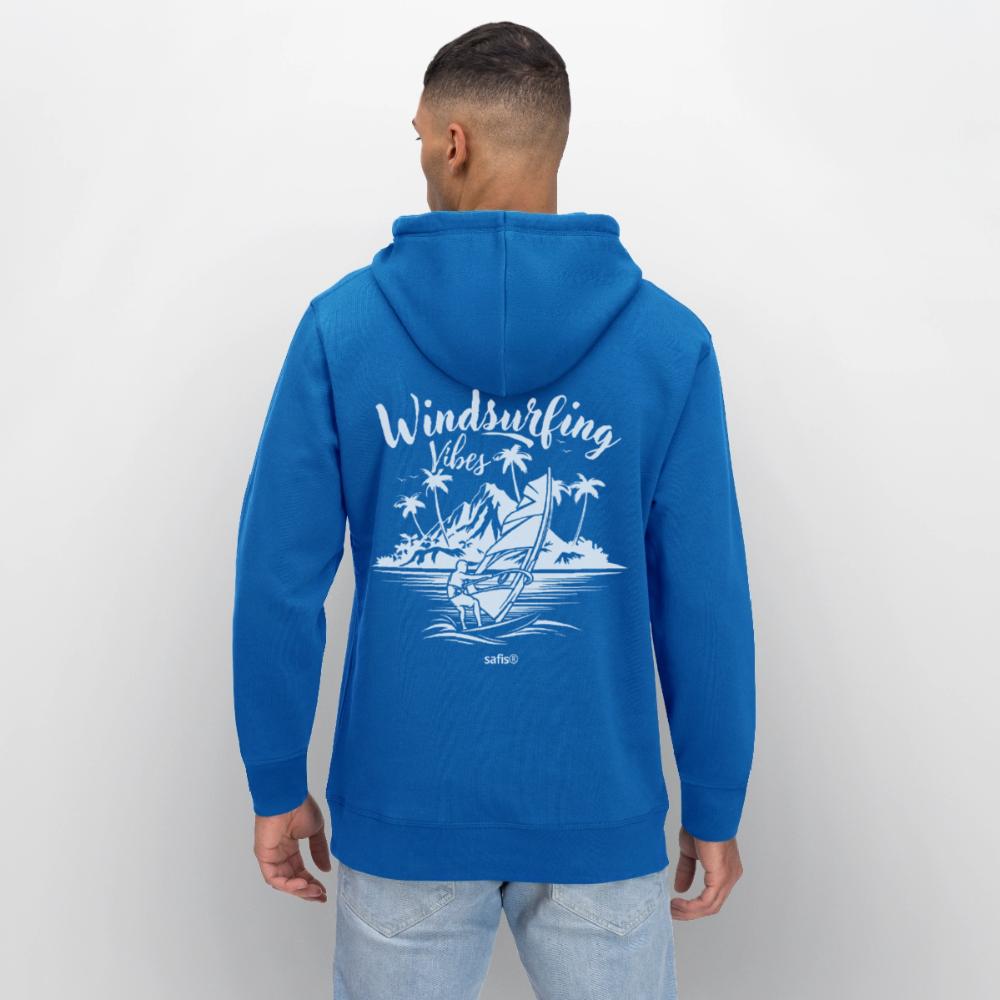 Unisex Bio-Hoodie DRUMMER -Windsurfing Vibes- - Königsblau
