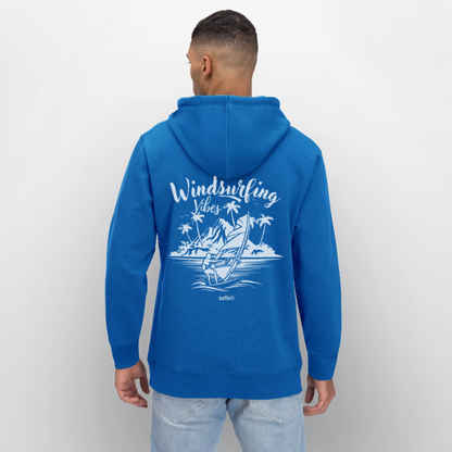 Unisex Bio-Hoodie DRUMMER -Windsurfing Vibes- - Königsblau