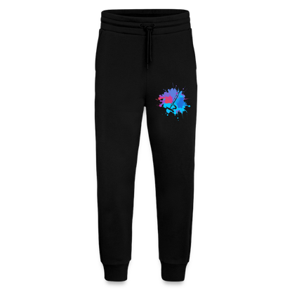 Organic Relaxed Jogginghose -Farbklecks- - SOLID BLACK