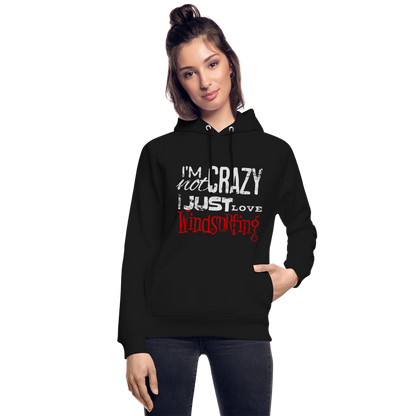 Unisex Bio-Hoodie -crazy- - Schwarz