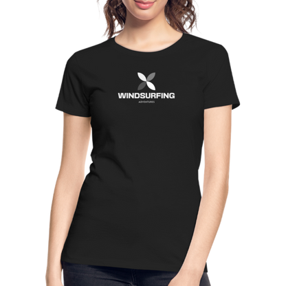 Frauen Premium Bio T-Shirt -adventure- - Schwarz