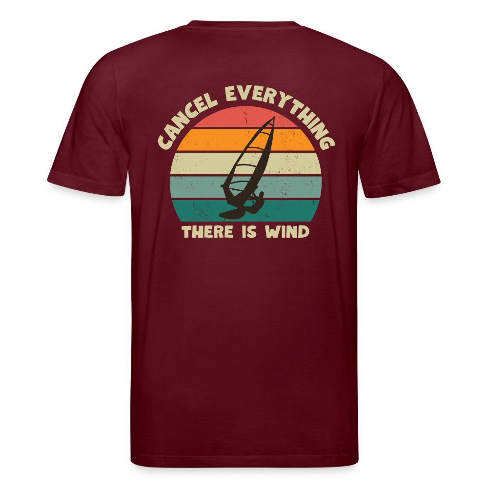 safis® Windsurf Shirts -cancel- Unisex Bio-T-Shirt CREATOR - Burgunderrot