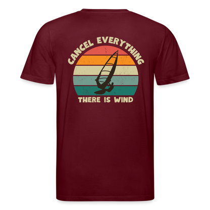 safis® Windsurf Shirts -cancel- Unisex Bio-T-Shirt CREATOR - Burgunderrot