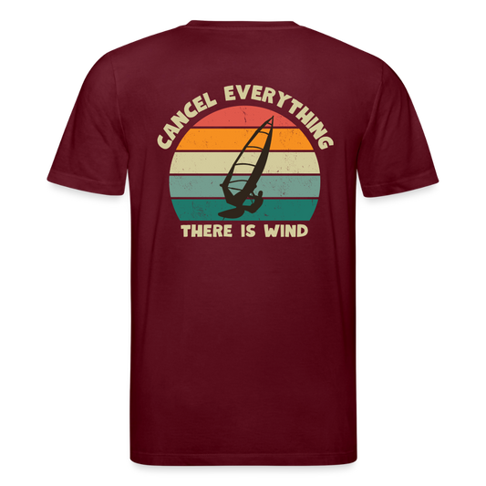 safis® Windsurf Shirts -cancel- Unisex Bio-T-Shirt CREATOR - Burgunderrot