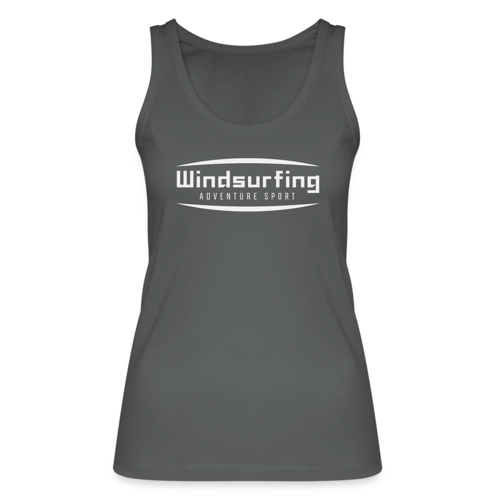 Frauen Bio Tank Top -adventure sport- - Anthrazit