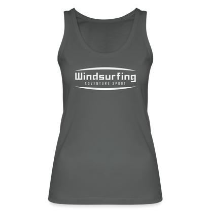 Frauen Bio Tank Top -adventure sport- - Anthrazit