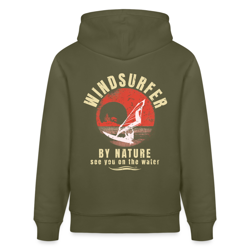 Unisex Bio-Hoodie CRUISER -by nature- - Khaki Grün