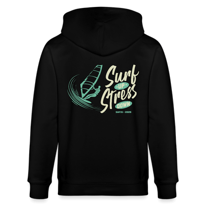 Windsurfer Kapuzenjacke CULTIVATOR -surf up- - Schwarz