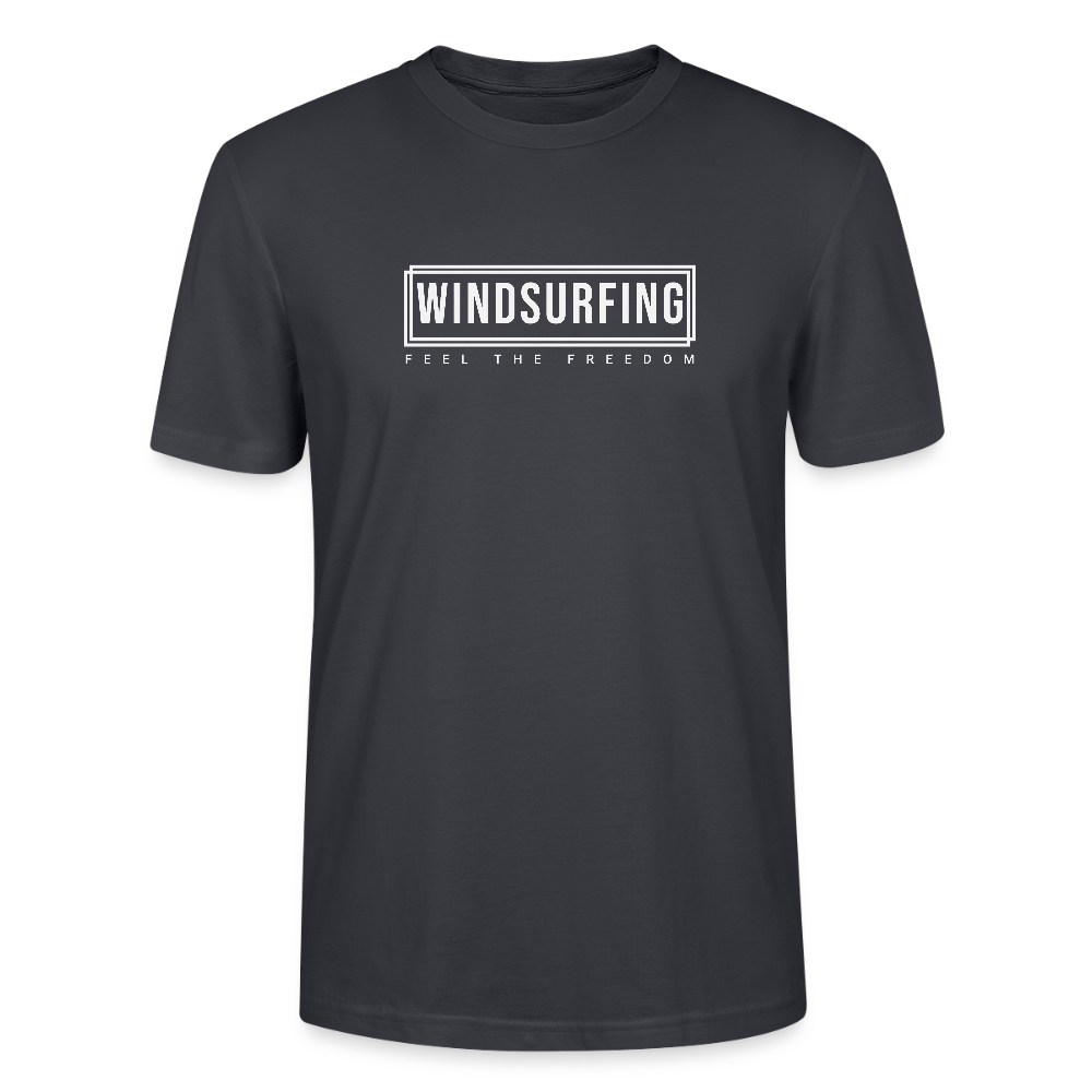 Unisex T-Shirt CRAFTER -feel the freedom I- - Dunkles Graublau