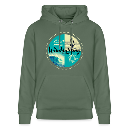Unisex Bio-Hoodie CRUISER -ocean- - Tanngrün