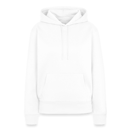 Frauen Premium Hoodie Weiß – „I’d rather be“ für Windsurferinnen