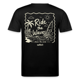 Unisex Bio-T-Shirt CREATOR -ride the waves- - Schwarz
