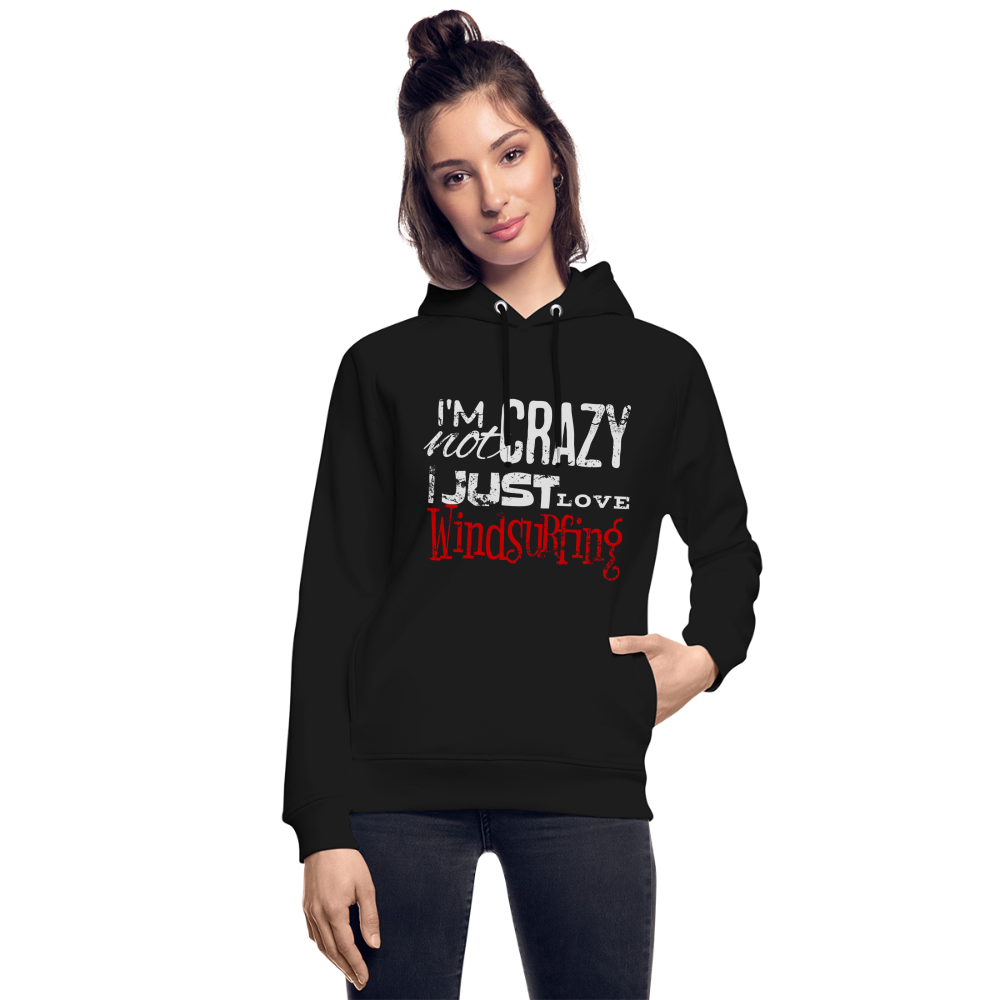 Unisex Bio-Hoodie -crazy- - Schwarz