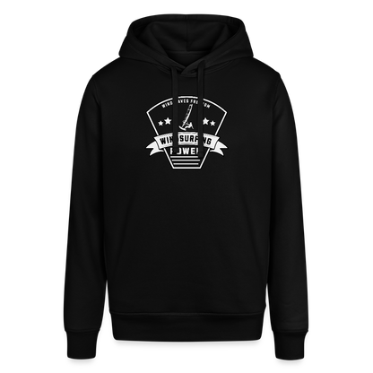 Unisex Bio-Hoodie -power- - Schwarz