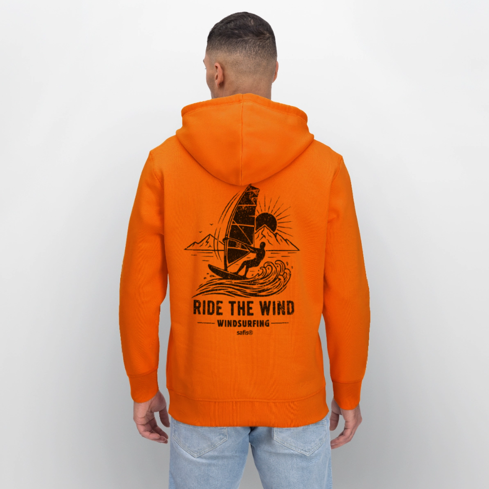 Unisex Bio-Hoodie DRUMMER -ride the wind- - Tieforange