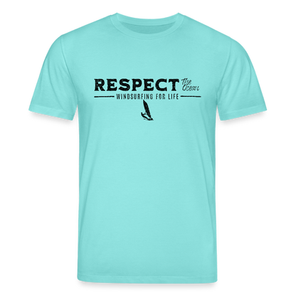 Unisex Bio-T-Shirt CREATOR -respect- - Poolblau