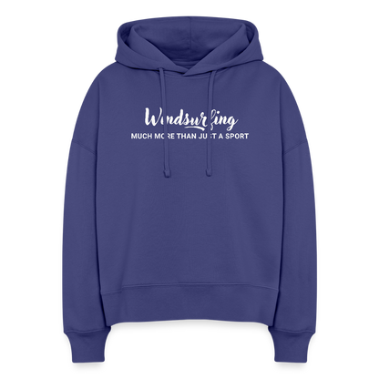 Geschenke Für Windsurfer -  Frauen Bio Hoodie -much more- - Dämmerung
