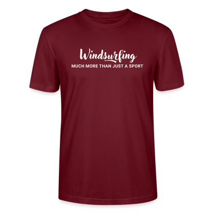 Geschenke Für Windsurfer - Unisex T-Shirt CRAFTER -much more- - Burgunderrot