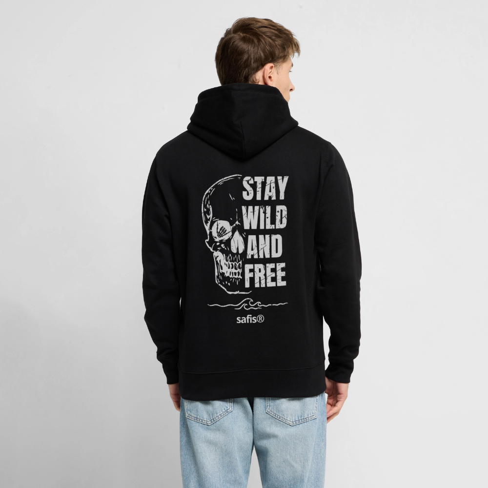 -wild and free- Unisex Bio-Hoodie CRUISER - Schwarz