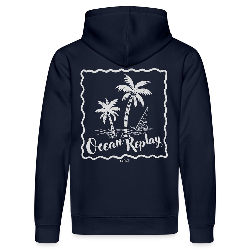 Unisex Bio-Hoodie DRUMMER -ocean replay- - French Navy