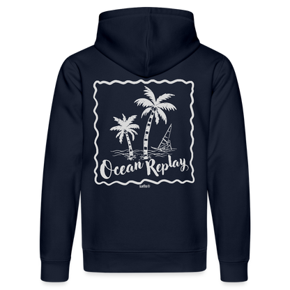 Unisex Bio-Hoodie DRUMMER -ocean replay- - French Navy