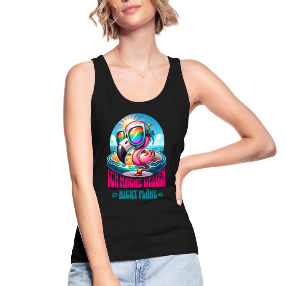 Frauen Bio Tank Top -flamingo- - Schwarz