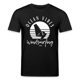 Unisex Bio-T-Shirt CREATOR -ocean vibes sunset- - Schwarz