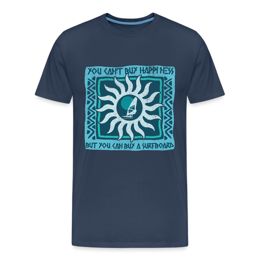 Männer Premium Bio T-Shirt -buy happiness- - Navy