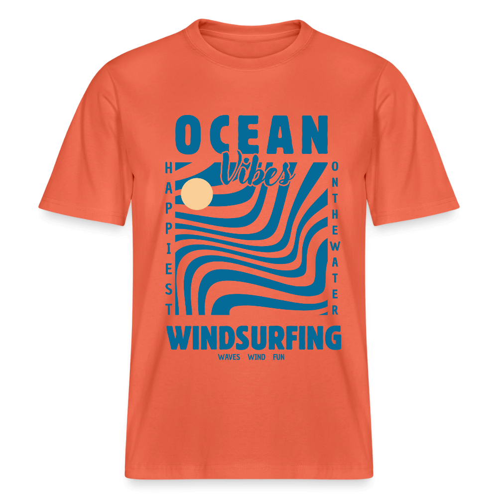 Winsrufing Bio-T-Shirt -happiest- - Hellrot