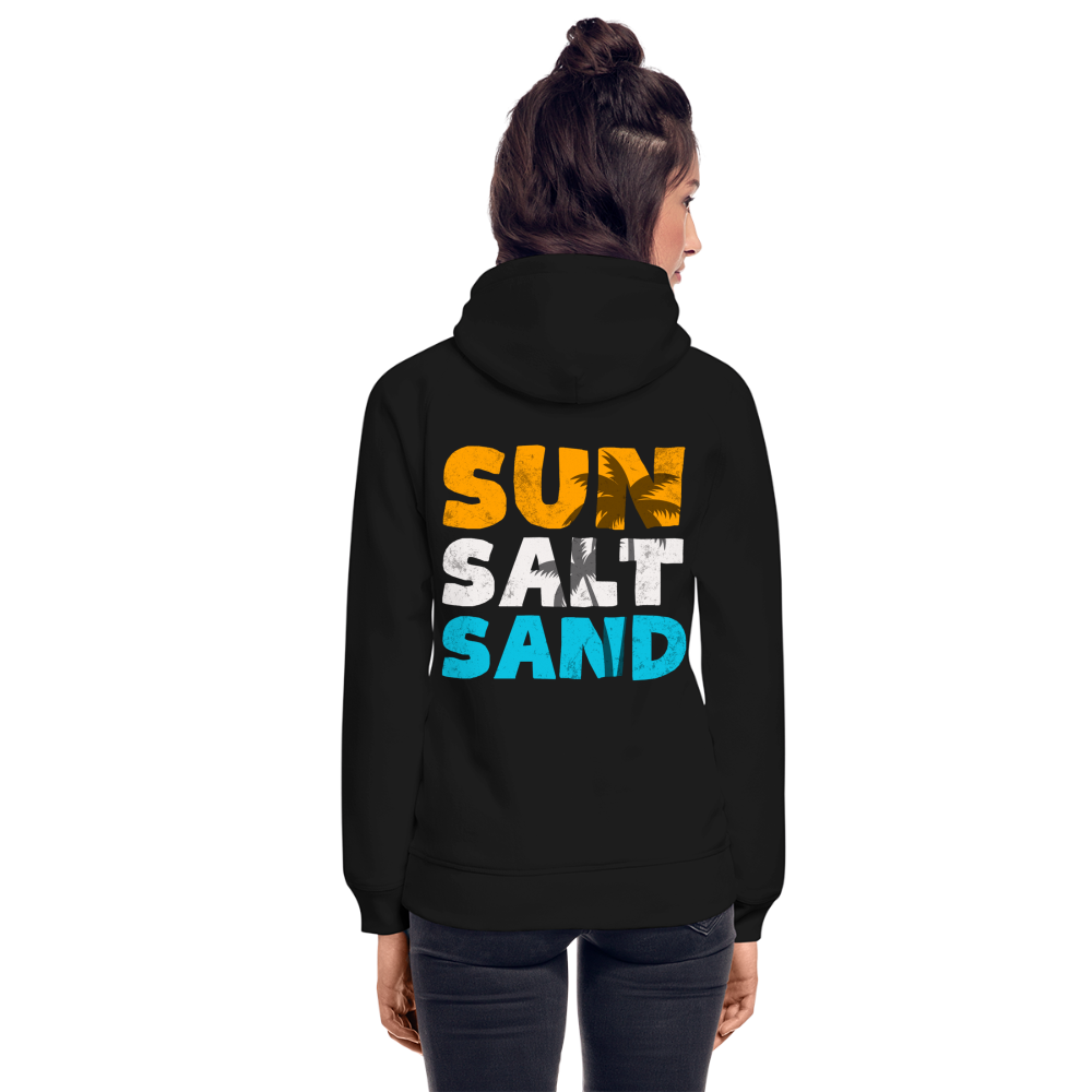 Unisex Bio-Hoodie -sun salt sand- - Schwarz