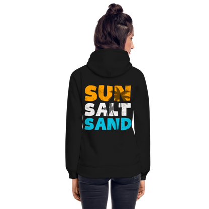 Unisex Bio-Hoodie -sun salt sand- - Schwarz