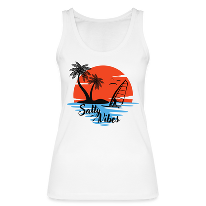 Frauen Bio Tank Top -salty vibes- - Weiß