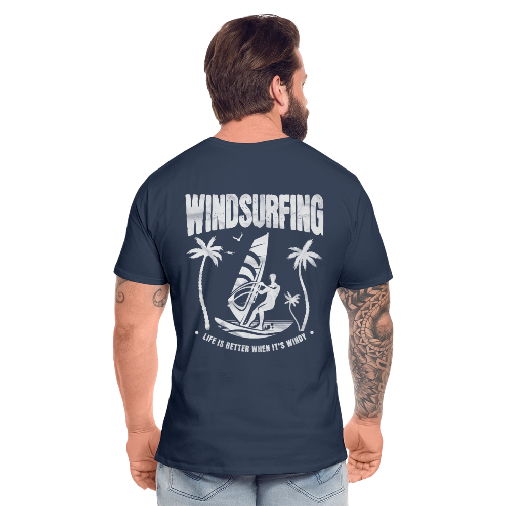 Männer Premium Bio T-Shirt -better life- - Navy