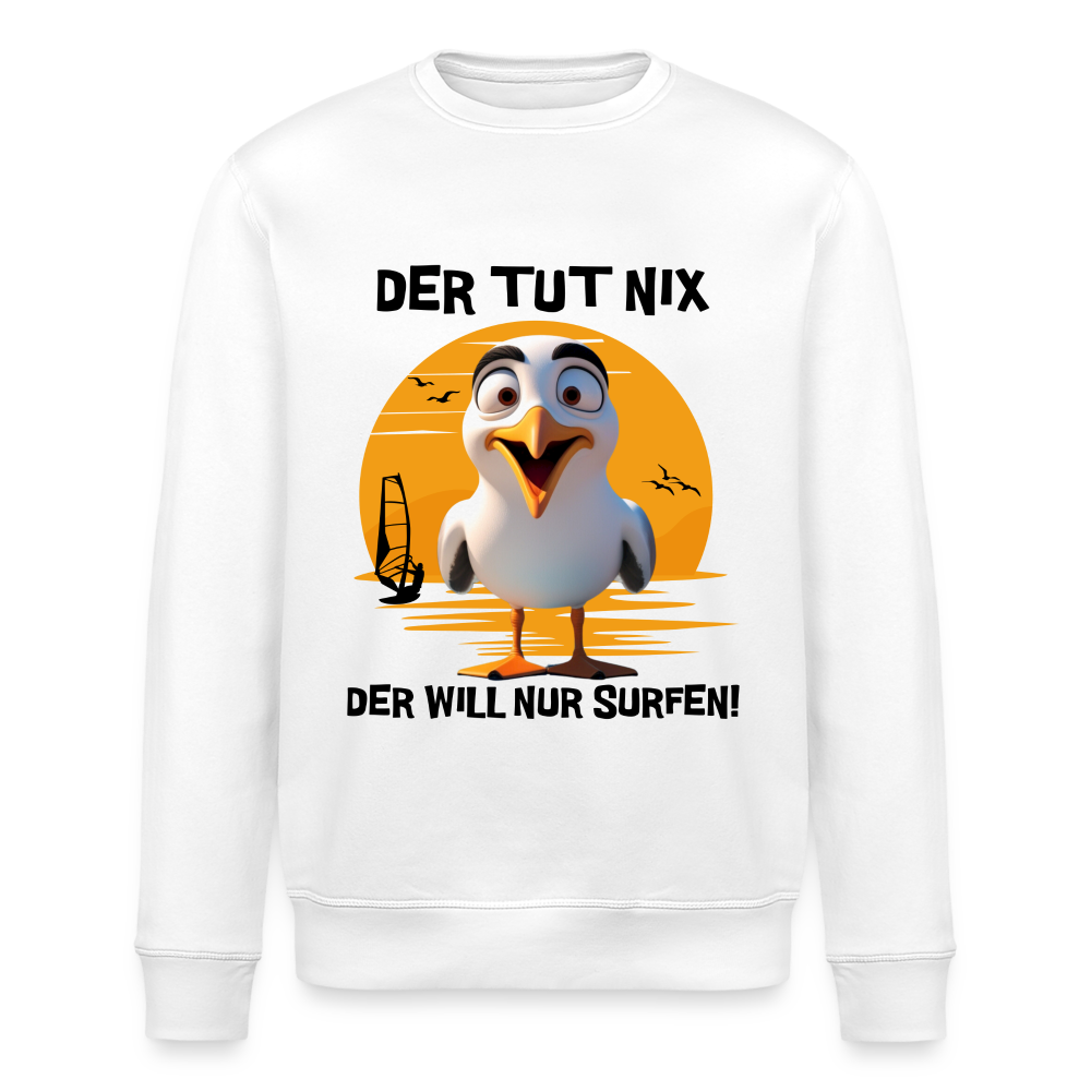 Unisex Bio-Sweatshirt -der tut nix- - Weiß