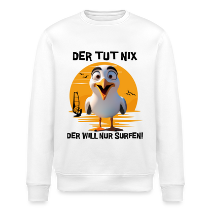 Unisex Bio-Sweatshirt -der tut nix- - Weiß