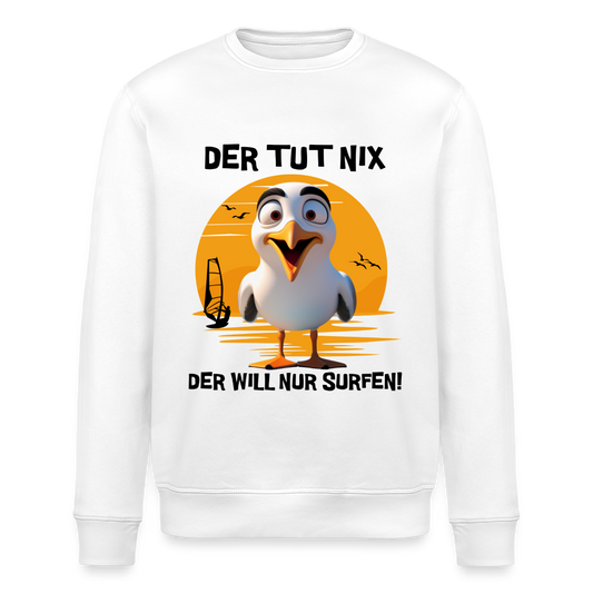 Unisex Bio-Sweatshirt -der tut nix- - Weiß