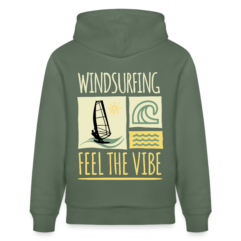 Safis Sports Bio-Hoodie CRUISER -feel the vibe- - Tanngrün