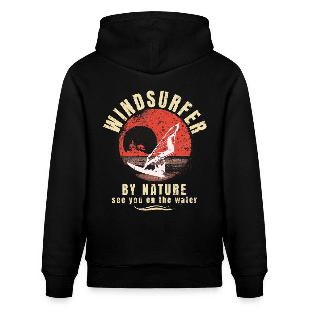 Unisex Bio-Hoodie CRUISER -by nature- - Schwarz