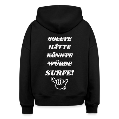 Terrakotta Damen Hoodie surfe! – ideal für Windsurfer.  
